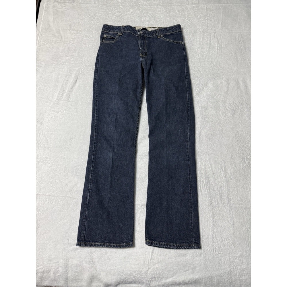 GAP Women's‎ 10 Blue Medium Wash Mid Rise Bootcut Denim Jeans 30x29